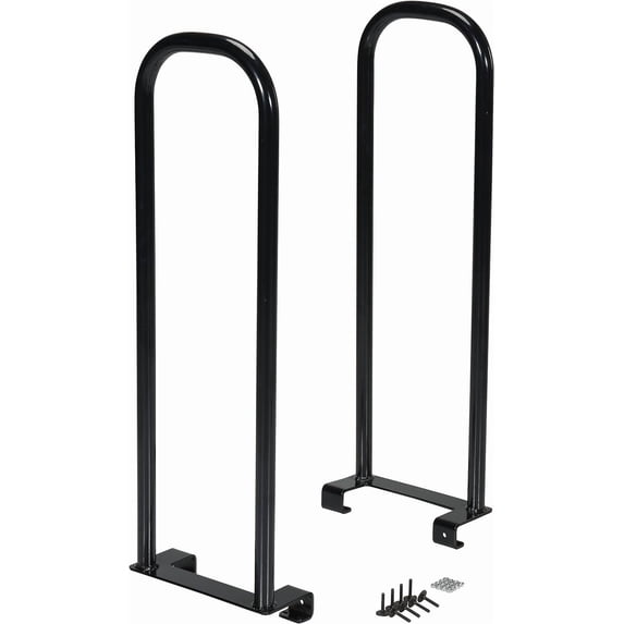 Vestil D-CNVR-250 Steel Dolly Converter 5 In. x 12-11/16 In. x 39 In. 250 Lb. Capacity Black CA3