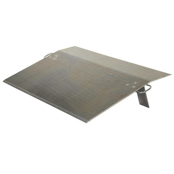 Vestil EH-6024 0.5 in. Aluminum Economy Dockplate- 60 x 24 in. - 1000 lbs