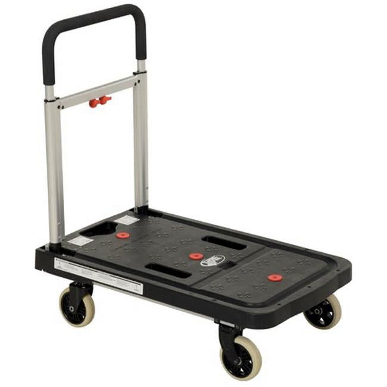 Vestil FF-FPT-1627 Fold Flat Plastic Cart- 26.75 x 16.25 in.