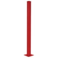 thumbnail image 1 of Vestil GR-F3R-DI-TP72-RD 72 in. Steel Rigid Tube Post Drop In 3 Ribbed Style Guard Rails - Red, 1 of 1