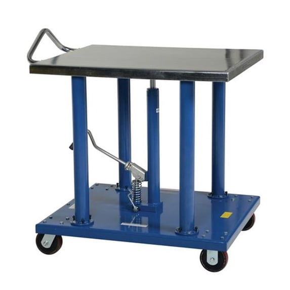 Vestil HT-20-3036A Hydraulic Post Table, 30 x 36 in. - 2000 lbs