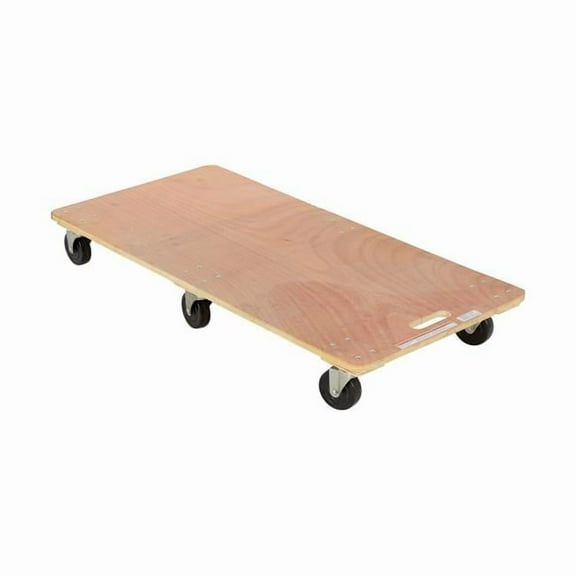 Vestil Manufacturing HDOS-2448-6SW 24 x 48 in. Six-Wheel Wooden Mover Dolly - 1200 lbs