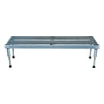 thumbnail image 1 of Vestil Manufacturing AHW-H-2460-SS 24 W x 60 in. Adjustable Stainless Steel Work-Mate Stand with Serrated Deck, 10.5-16.5 in., 1 of 1
