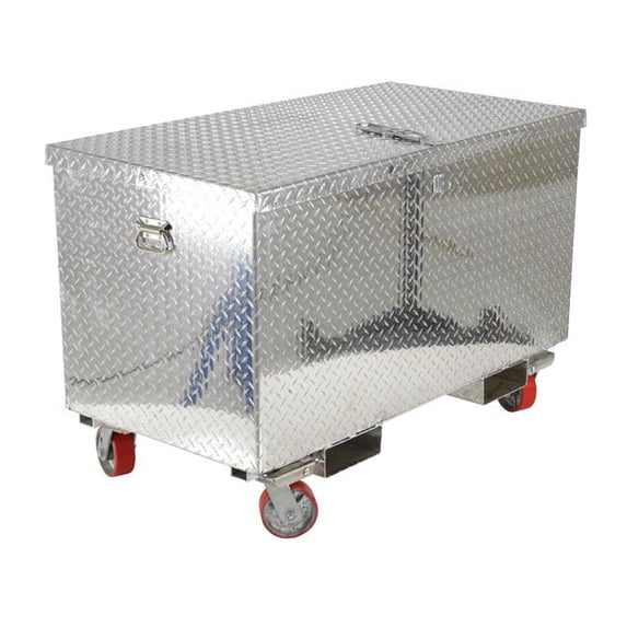 Vestil Manufacturing APTS-3660-CF 36 x 60 in. Aluminum Tool Box with Casters & Forks