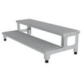 thumbnail image 1 of Vestil Manufacturing ASP-48-SS 48 x 24 in. Adjustable Stainless Steel 2 Step Mate Stand, 1 of 1