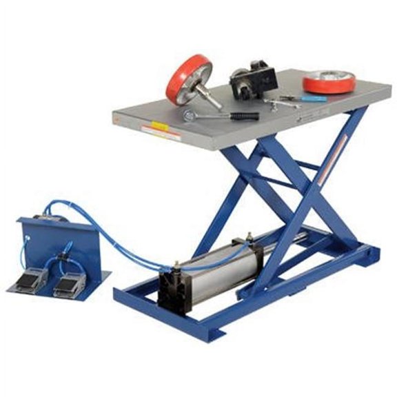 Vestil Manufacturing AT-20 Pneumatic Scissor Lift Table, 400 lbs