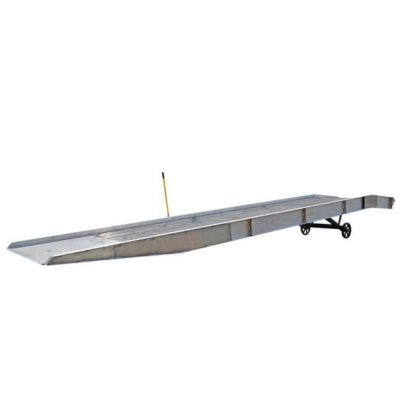 Vestil Manufacturing AY-207236-L 74 x 432 in. Aluminium Yard Ramp - 20000 lbs