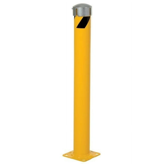 Vestil Manufacturing BOL-JKS-42-4.5 42 x 4.5 in. Steel Pipe Bollard with Slot & Sleeve Cap