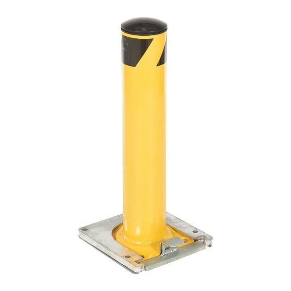 Manufacturer Varies Bollard, Removable, 5-1/2", Yellow BOL-RF-24-5.5