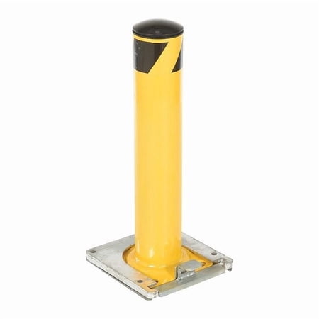 Bollard, Removable, 5-1/2", Yellow BOL-RF-24-5.5