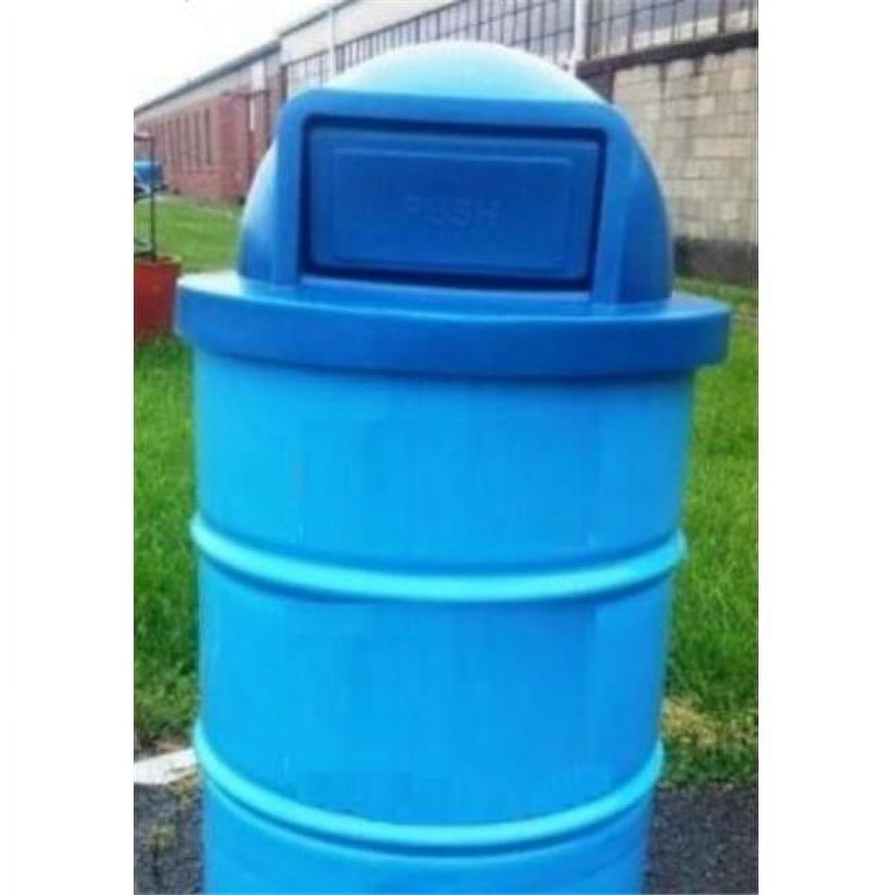 Vestil Manufacturing CAN-CAP-P 7 in. 55 gal Drum Recycling Lid - Blue