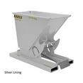 thumbnail image 1 of Vestil Manufacturing D-150-HD-SL 10.5 cu. Yards Heavy Duty Self-Dump Hopper, Silver Lining - 6000 lbs, 1 of 1