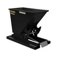 thumbnail image 1 of Vestil Manufacturing D-33-HD-BLK-SG 0.33 cu. Yards Heavy Duty Self-Dump Hopper, Semi Gloss Black - 6000 lbs, 1 of 1
