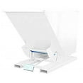 thumbnail image 1 of Vestil Manufacturing D-50-MD-WHT 0.50 cu. Yards 4000 lbs Medium Duty Self-Dumping Steel Hopper - White, 1 of 1