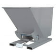 thumbnail image 1 of Vestil Manufacturing D-75-MD-GY-SG 0.75 cu. Yards 4000 lbs Medium Duty Self-Dumping Steel Hopper - Gray, 1 of 1