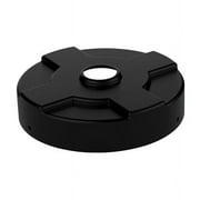 Vestil Manufacturing DC-P-55-CANF-BK 55 gal Drum Recycling Lid with Flaps - Black