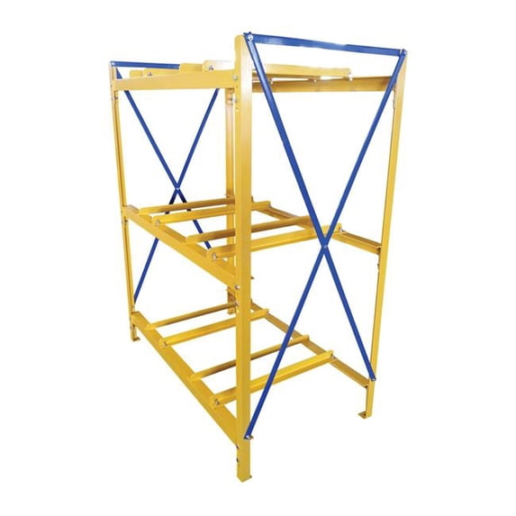 Vestil Manufacturing DRK-2-3 53.62 in. Horizontal 6 Drum Storage Rack