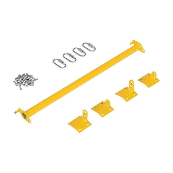 Vestil Bollard Barrier Conversion Kit,Yellow DCBB-B-KIT