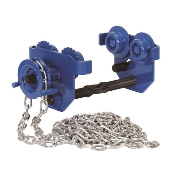 Vestil Manufacturing E-MT-1-C Eye Manual Trolley Geared, 1000 lbs