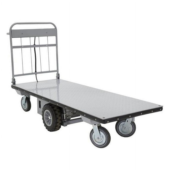 Vestil Manufacturing EMHC-2872-1 28 x 72 in. Electric Material Handling Cart without Sides