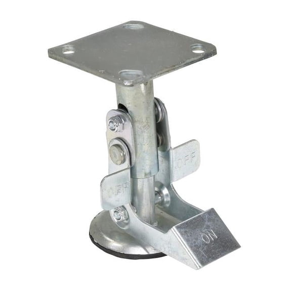 Vestil Manufacturing FL-LK-5EG Floor Lock Standard Use with 5 in. Caster