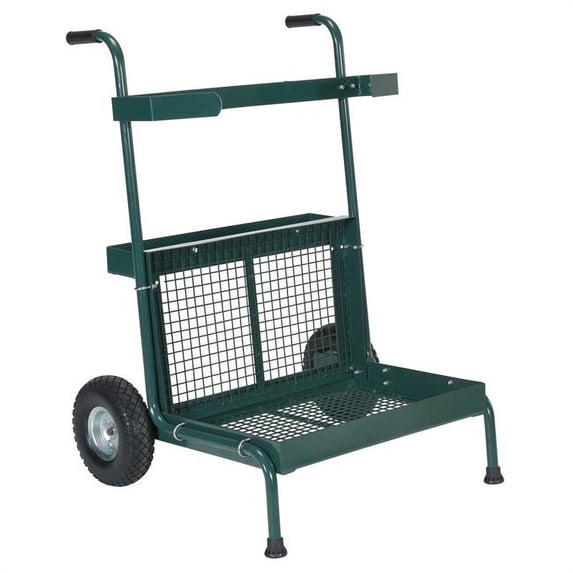 Vestil Manufacturing GD-2417-GN 24 x 17 in. Portable Garden Dolly, Green