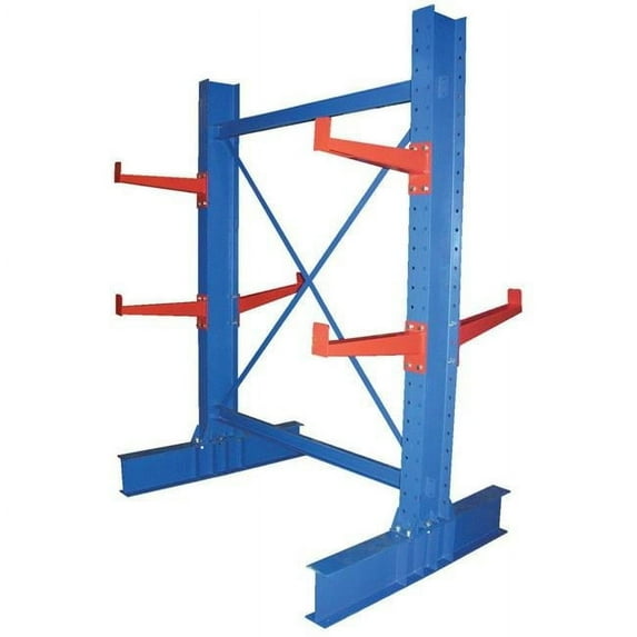 Vestil Manufacturing 8 ft. Double Upright Heavy Duty Cantilever Rack with 24 in. Arm