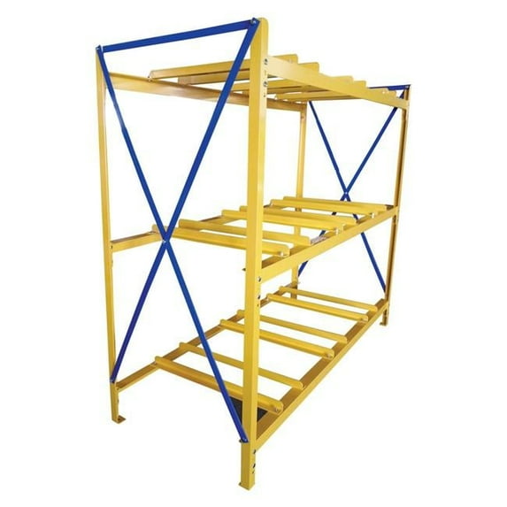 Vestil Manufacturing DRK-3-3 Horizontal 9 Drum Storage Rack