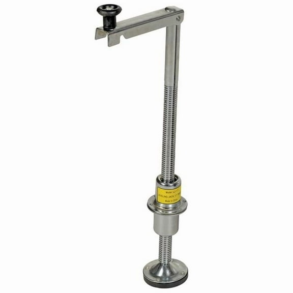 Vestil Manufacturing LJ-17 26 in. Leveling Jack - Polished Chrome