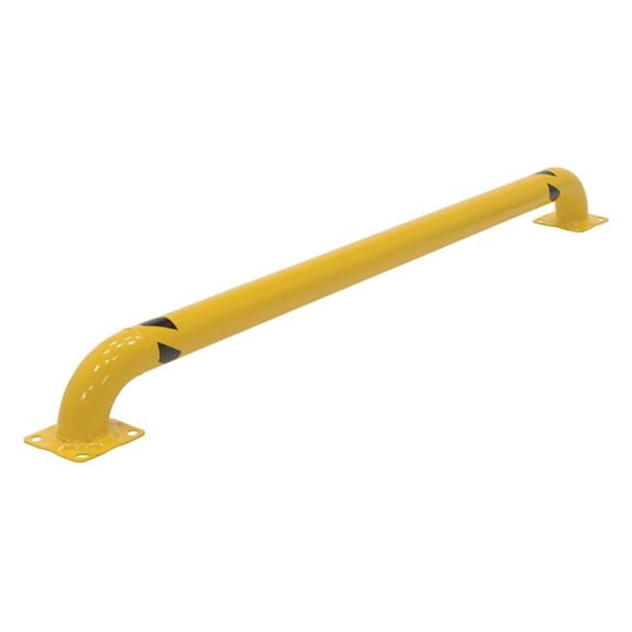 Vestil Manufacturing LPRO-92-9-4 Low Profile Rack Guard - 92 x 8.94 x 4.5 in.
