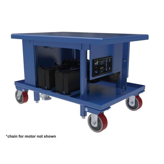Vestil Manufacturing MT-2436-LP-DC 24 x 36 in. Low Profile DC Power Post Table