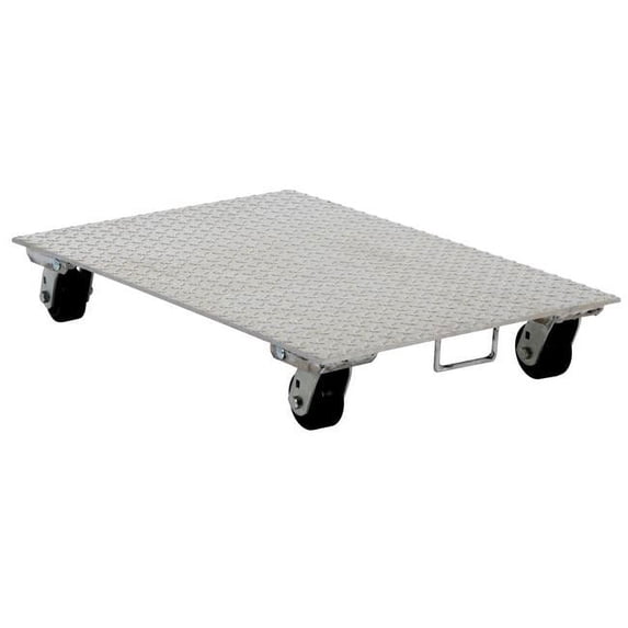 Vestil Manufacturing PDA-2436-R-S-H 24 x 36 in. Aluminum Dolly with Rubber Wheels & Handle