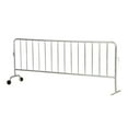 thumbnail image 1 of Vestil Manufacturing PRAIL-102-HD-G-WF Heavy Duty Galvanized Barrier with 1 Wheel & 1 Flat Foot, 1 of 1
