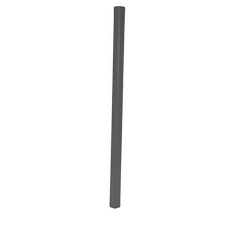 Vestil Manufacturing PVC-A-2-GY 2 in. PVC Corner Guard with Aluminium Insert, Gray