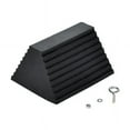 thumbnail image 1 of Vestil Manufacturing RWC-8-SBS Serrated Bottom Rubber Wheel Chock, 1 of 1
