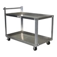thumbnail image 1 of Vestil Manufacturing SCA2-2840 Aluminum Service Cart with Two 28 x 40 in. Shelves, 1 of 1