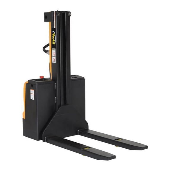 Vestil Manufacturing SNM-90-FF-27 90 in. Stacker Powered Lift & Drive for 27 in. Fixed Fork