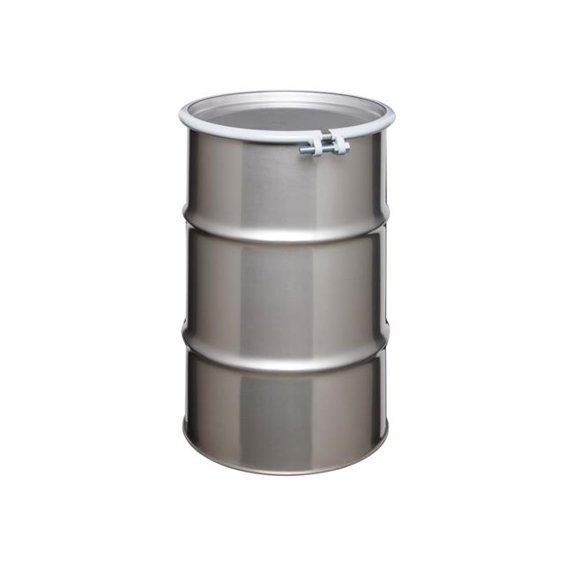 Vestil Manufacturing SSD-30-OH-04 30 gal Open Head Stainless Steel Drum