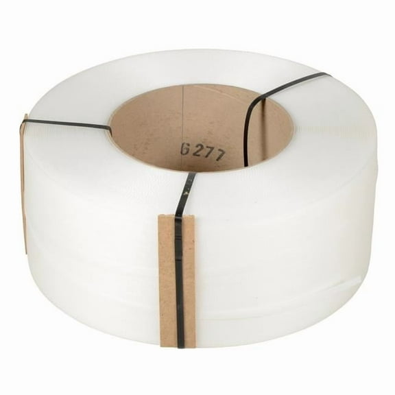 Vestil Manufacturing ST-12-9X8-NA 9 x 8 in. Clear Poly Strapping - 9900 ft. per Roll