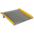 thumbnail image 1 of Vestil Manufacturing TAS-10-5460 54 x 60 in. Aluminum Dockboard with Steel Curb - 10000 lbs, 1 of 1