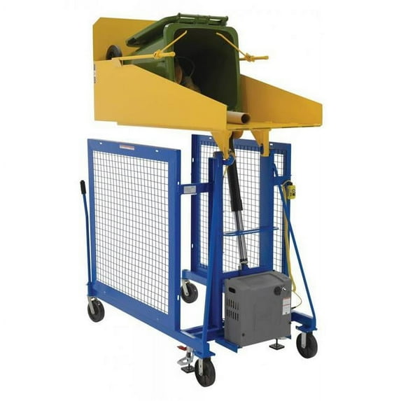 Vestil Manufacturing TCD-M-48-AC 48.75 in. 400 lbs AC Power Trash Can Dumper