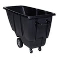 thumbnail image 1 of Vestil Manufacturing TDT-50-LD-BLACK 0.5 cu. Yards Light Duty Tilt Truck - Black, 1 of 2