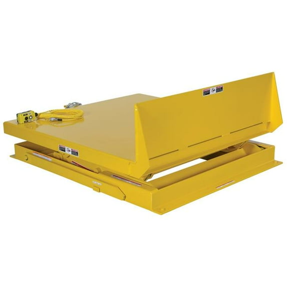 Vestil Manufacturing ULTT-4848-4-YEL460-3 48 x 48 in. 4000 lbs Ergo Lift Tilt Table, Yellow - 460V & 3 Phase