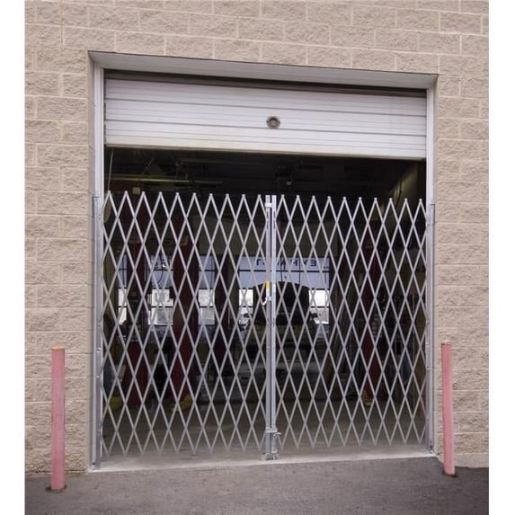 Vestil Manufacturing VPFG-1880 96 x 216 in. Double Folding Scissor Gate, Galvanized