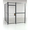 thumbnail image 1 of Vestil Manufacturing WPC-12X12-4NC 4 Sided Wire Cage with Hinged Door, No Ceiling - 12 x 12 in., 1 of 1