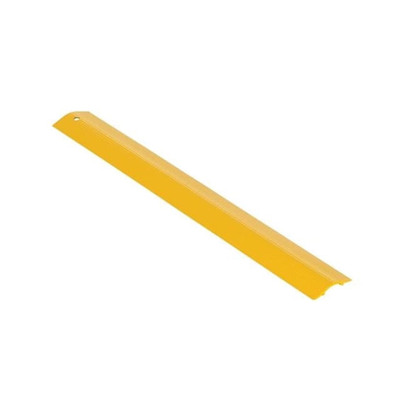 Vestil Manufacturing WR-24-Y 24 in. WR Series Extruded Aluminum Hose & Cable Crossover - Yellow