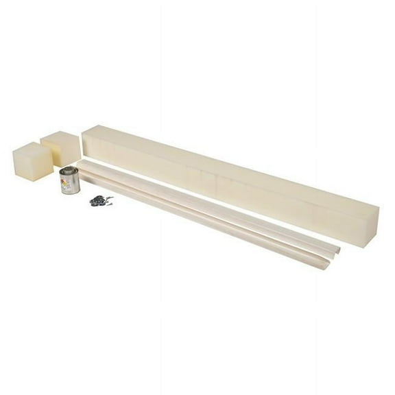 Vestil Manufacturing WS-6-DV Weather Stripping Dual Vinyl - 62 in. Pit