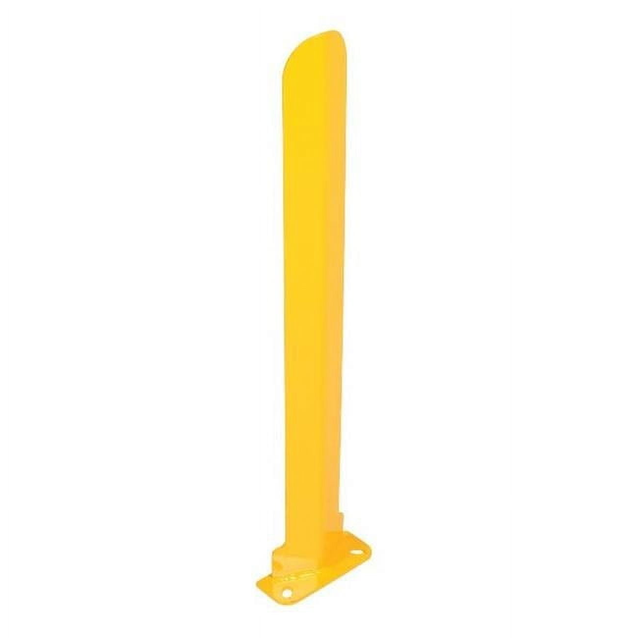 Vestil Plastic Rack Guard 3x3-5/8x19-1/4 Inch - High Impact Protection For Warehouse Uprights, Yellow