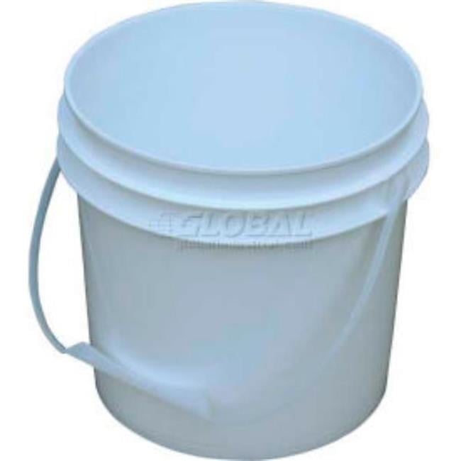 Vestil Manufacturing 987399 1 gal Open Head Plastic Pail PAIL-1-PWP ...