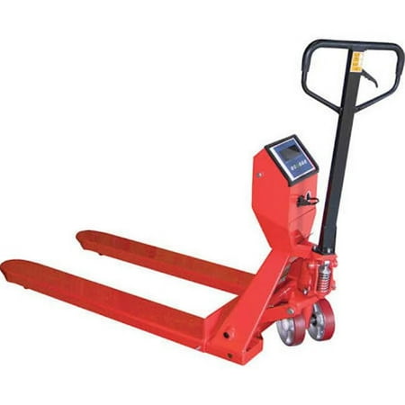 Vestil PM-2048-SCL-LP Low Pro Pallet Truck-Scale- 22.38 x 48 in. - 5000 lbs